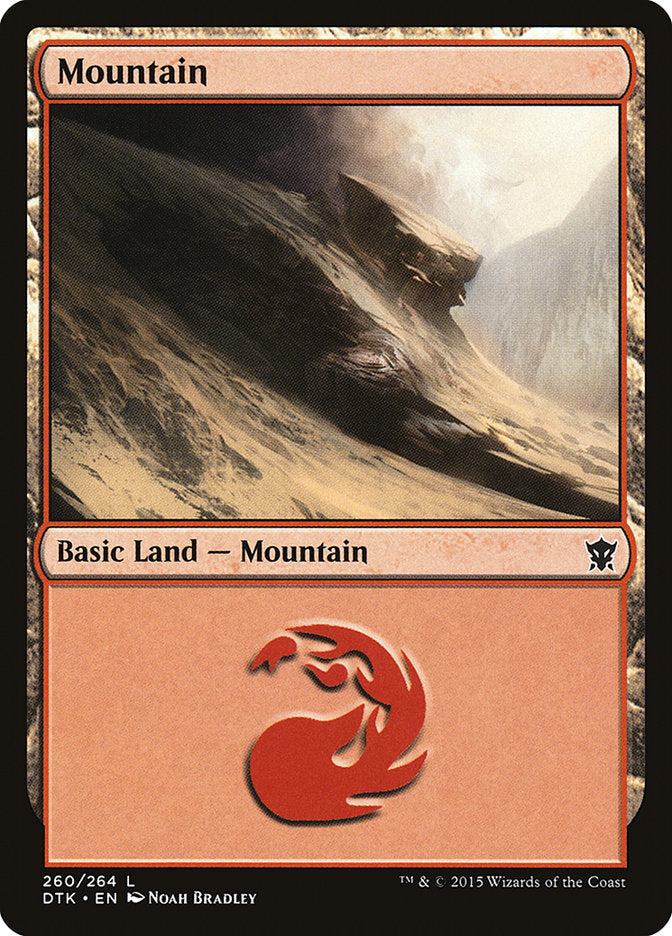 Mountain (260) [Dragons of Tarkir] | Grognard Games