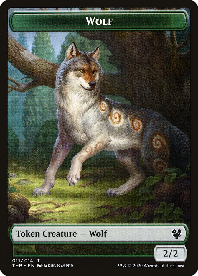 Wolf [Theros Beyond Death Tokens] | Grognard Games