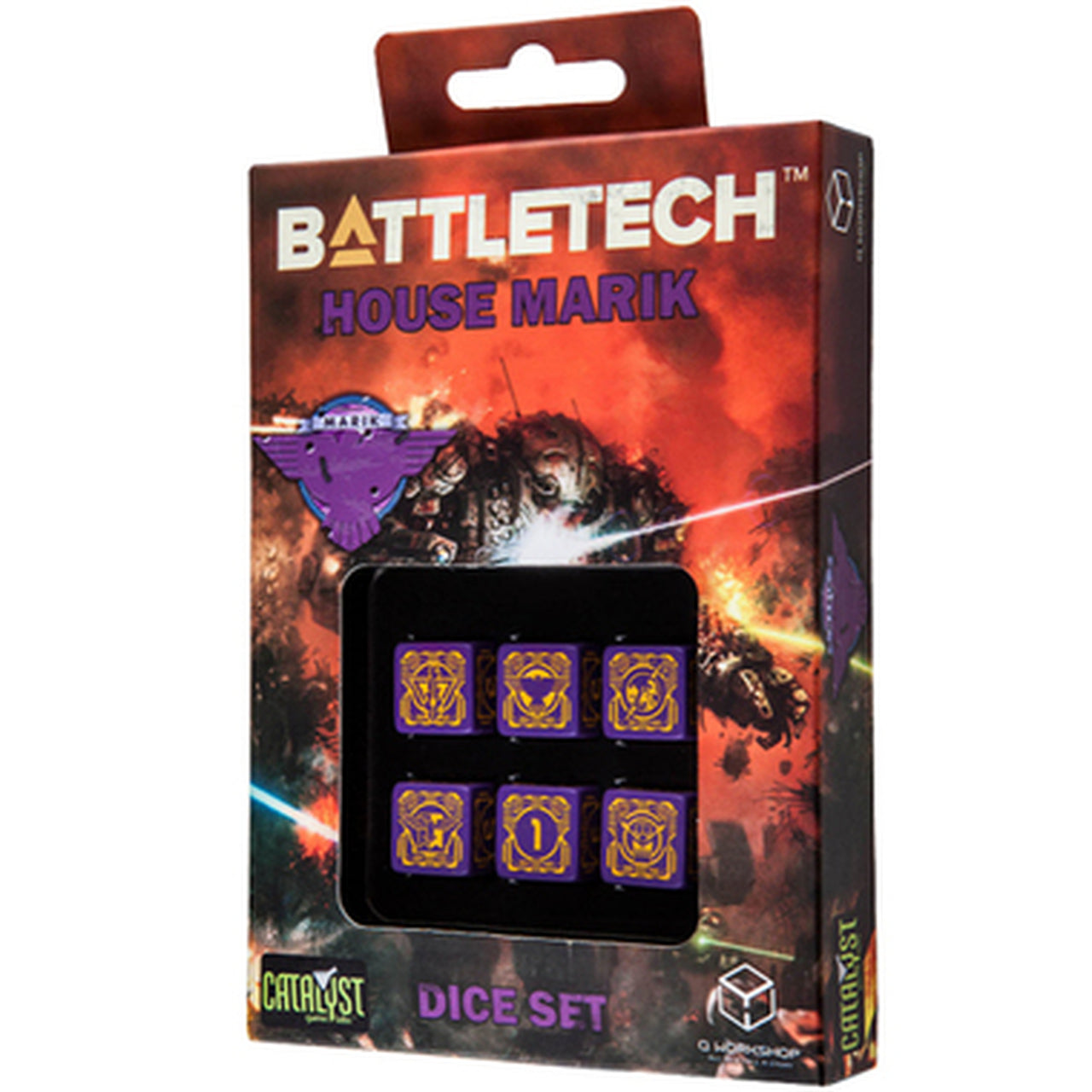 Battletech House Marik Dice Set | Grognard Games