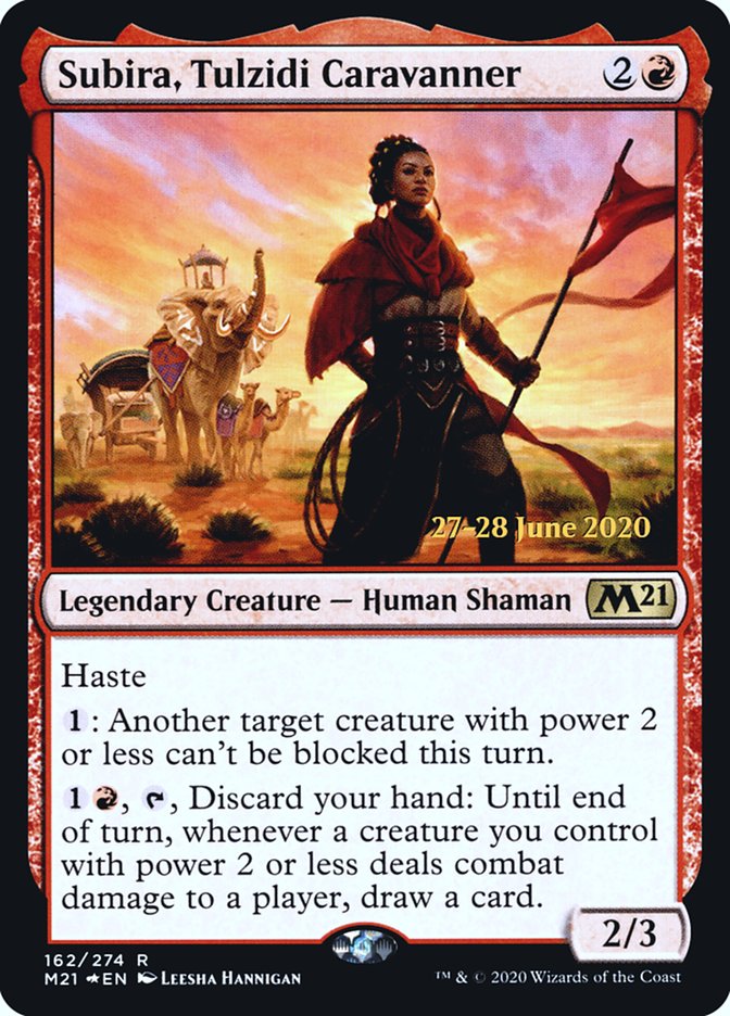 Subira, Tulzidi Caravanner  [Core Set 2021 Prerelease Promos] | Grognard Games