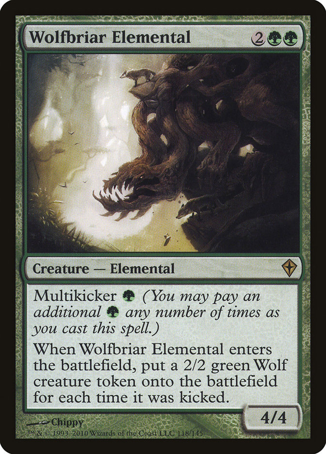Wolfbriar Elemental [Worldwake] | Grognard Games