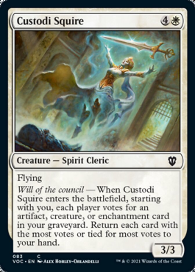 Custodi Squire [Innistrad: Crimson Vow Commander] | Grognard Games