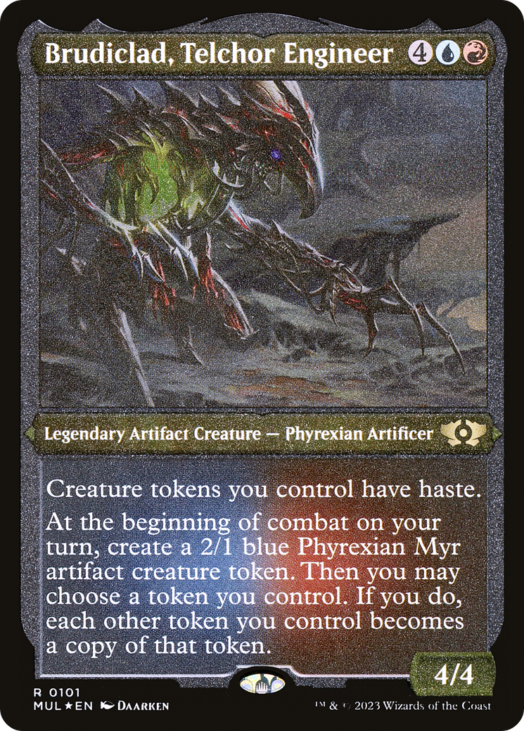 Brudiclad, Telchor Engineer (Foil Etched) [Multiverse Legends] | Grognard Games