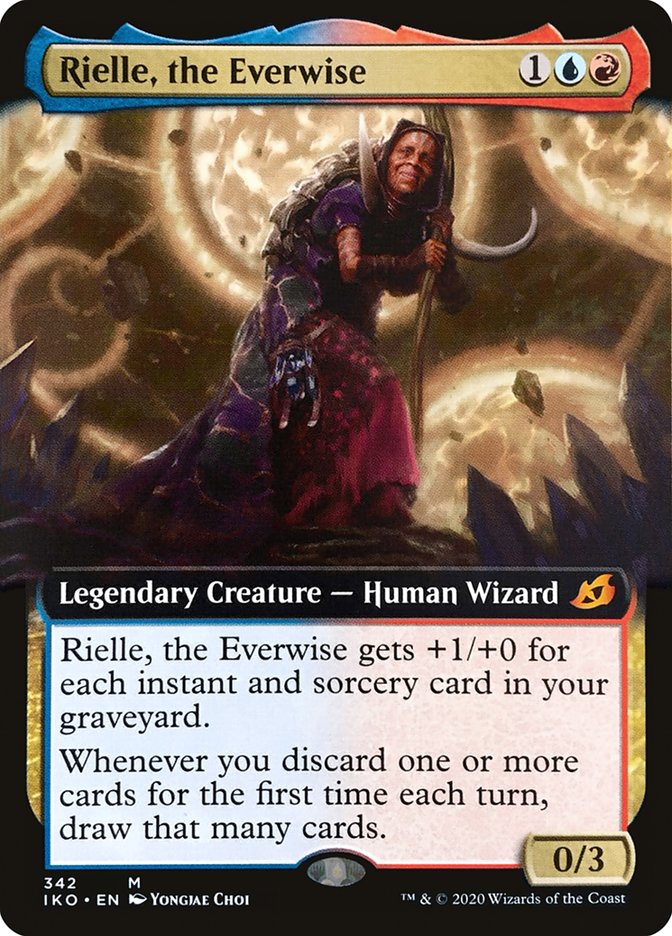 Rielle, the Everwise (Extended Art) [Ikoria: Lair of Behemoths] | Grognard Games