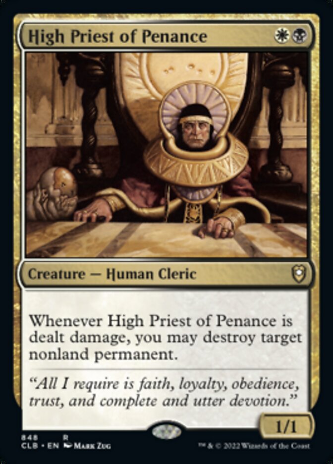 High Priest of Penance [Commander Legends: Battle for Baldur's Gate] | Grognard Games