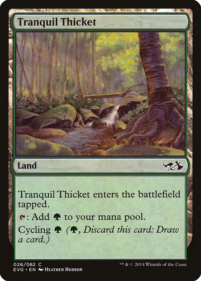 Tranquil Thicket (Elves vs. Goblins) [Duel Decks Anthology] | Grognard Games