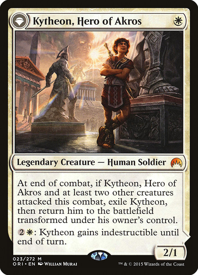 Kytheon, Hero of Akros // Gideon, Battle-Forged [Magic Origins] | Grognard Games