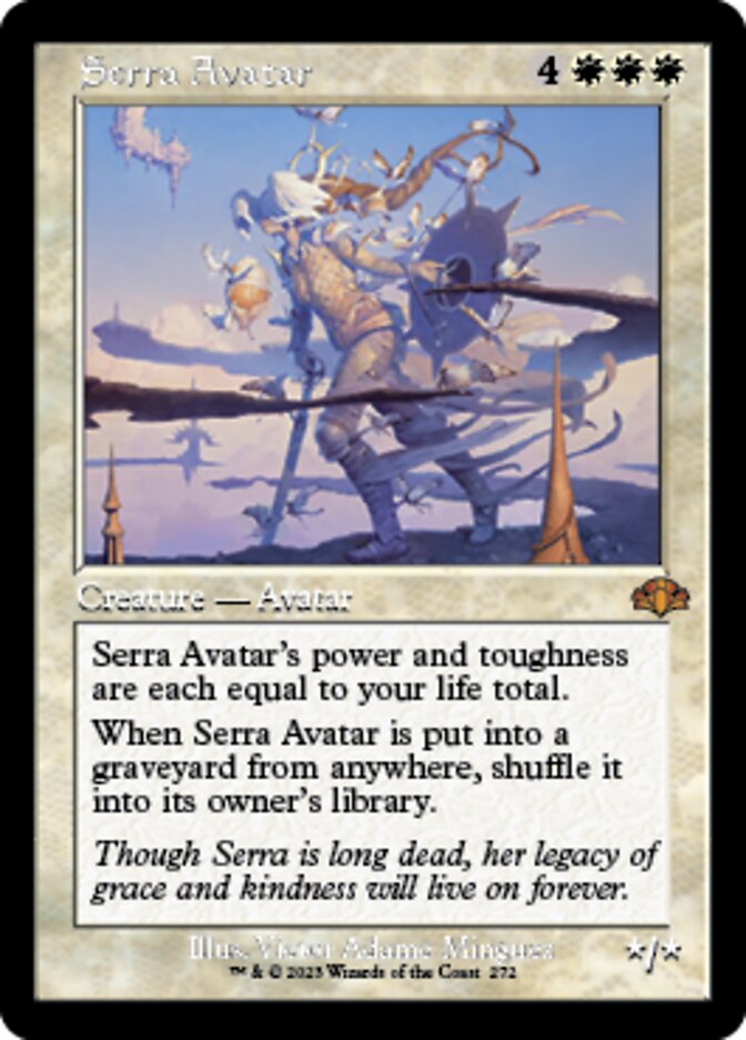 Serra Avatar (Retro) [Dominaria Remastered] | Grognard Games