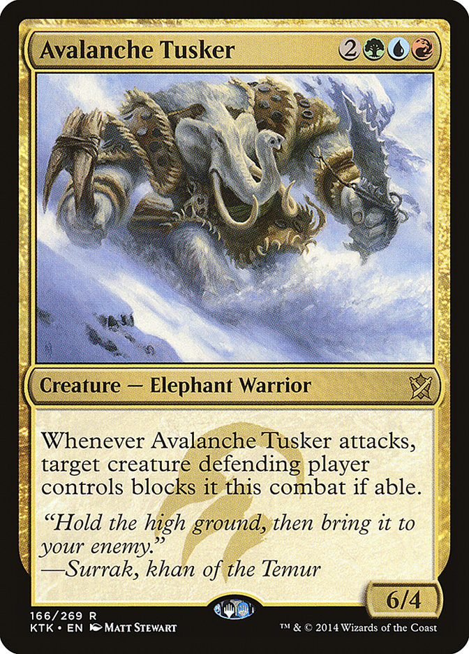 Avalanche Tusker [Khans of Tarkir] | Grognard Games