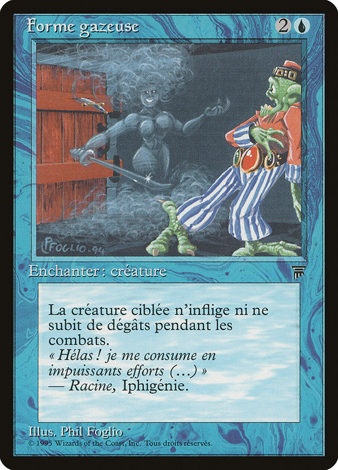 Gaseous Form (French) - "Forme gazuese" [Renaissance] | Grognard Games