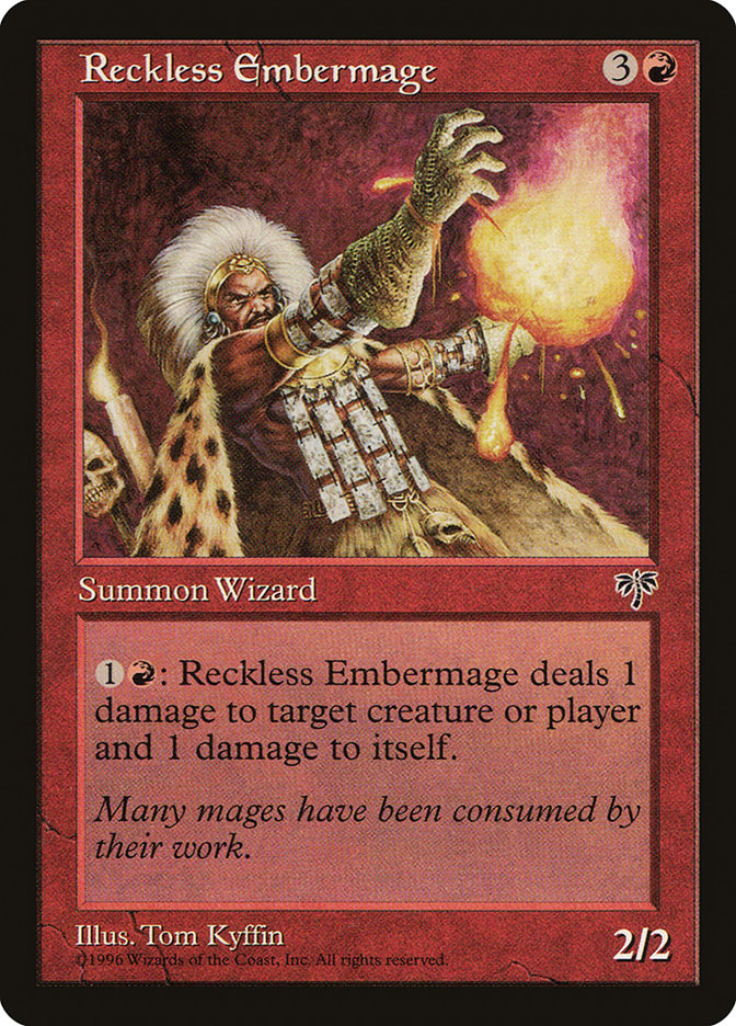 Reckless Embermage [Mirage] | Grognard Games