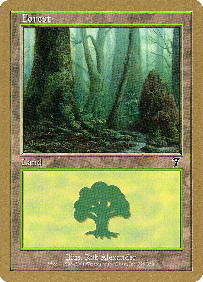 Forest (rl329) (Raphael Levy) [World Championship Decks 2002] | Grognard Games