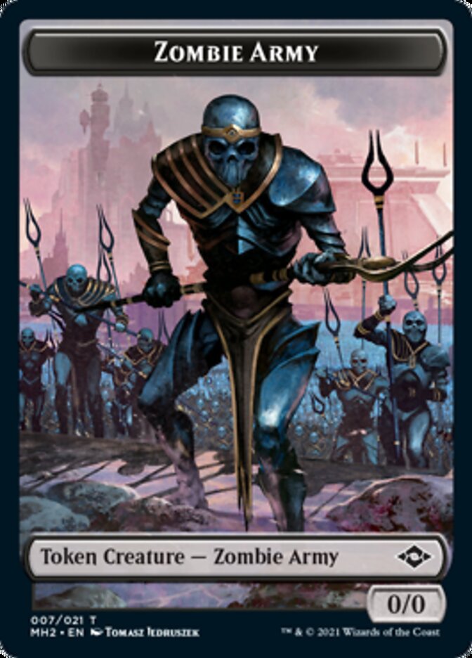 Clue Token (15) // Zombie Army Token [Modern Horizons 2 Tokens] | Grognard Games