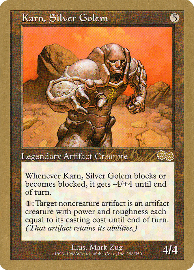 Karn, Silver Golem (Kai Budde) [World Championship Decks 1999] | Grognard Games