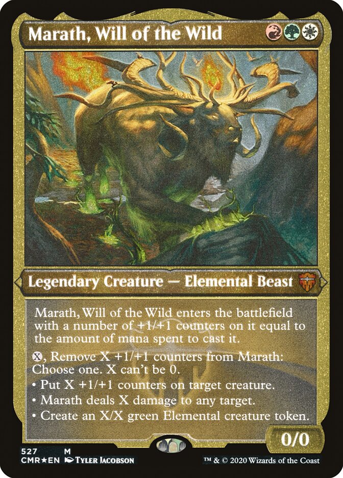 Marath, Will of the Wild (Etched) [Commander Legends] | Grognard Games
