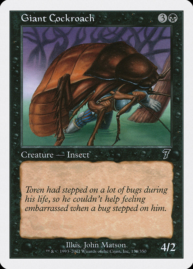 Giant Cockroach [Seventh Edition] | Grognard Games