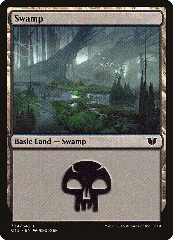 Swamp (334) [Commander 2015] | Grognard Games