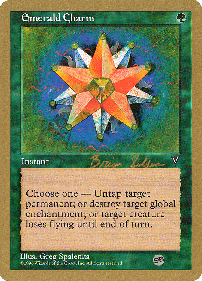 Emerald Charm (Brian Selden) (SB) [World Championship Decks 1998] | Grognard Games