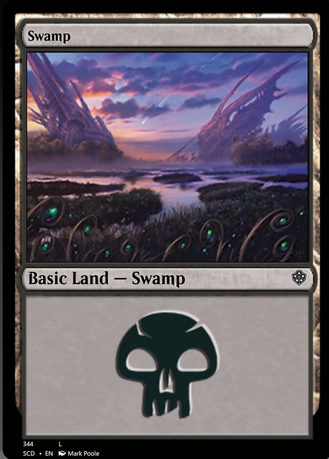 Swamp (344) [Starter Commander Decks] | Grognard Games