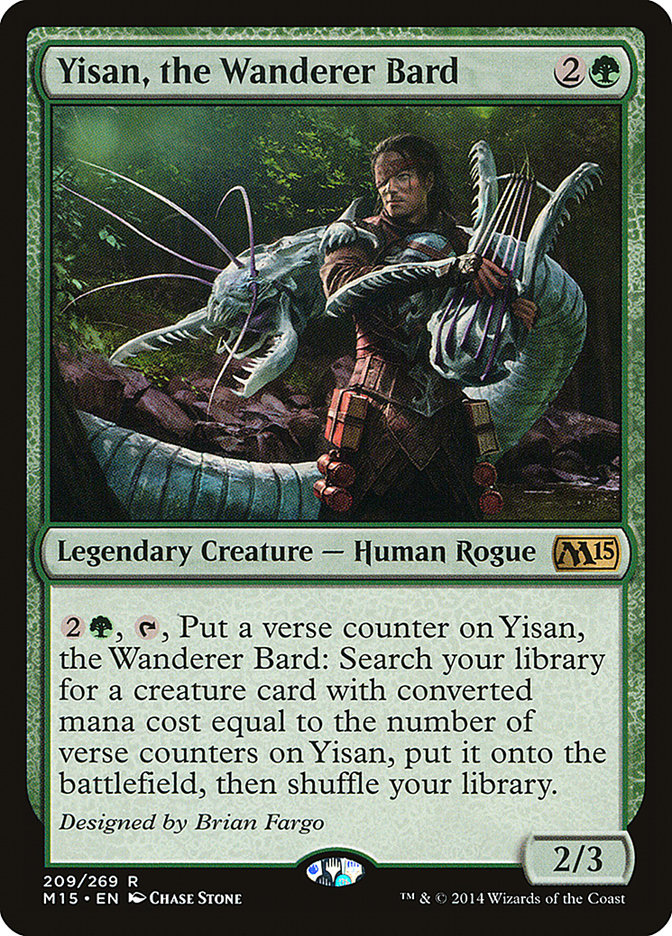 Yisan, the Wanderer Bard [Magic 2015] | Grognard Games