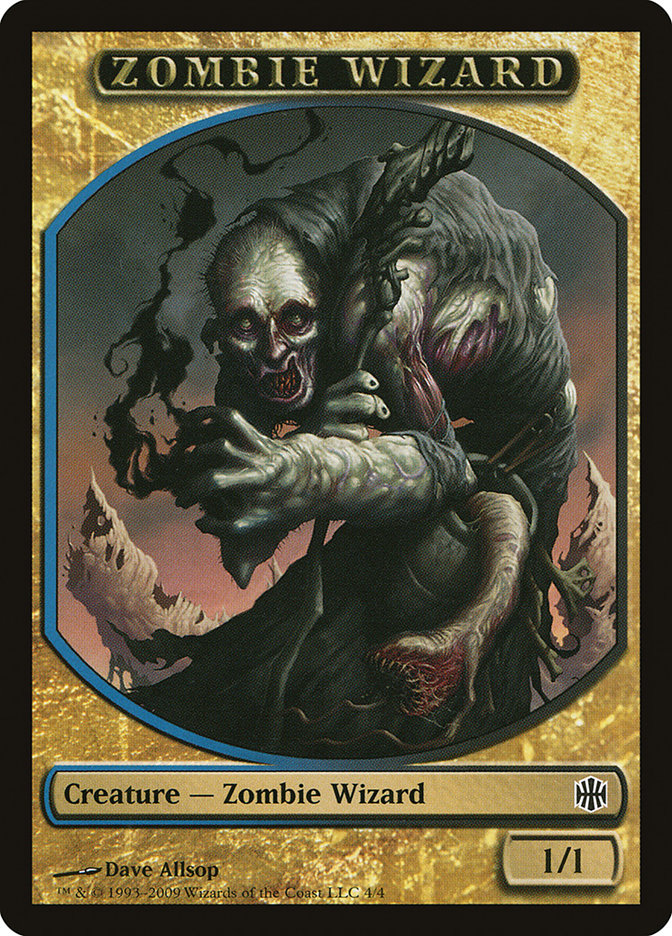 Zombie Wizard [Alara Reborn Tokens] | Grognard Games