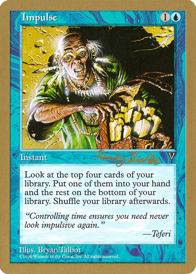Impulse (Randy Buehler) [World Championship Decks 1998] | Grognard Games