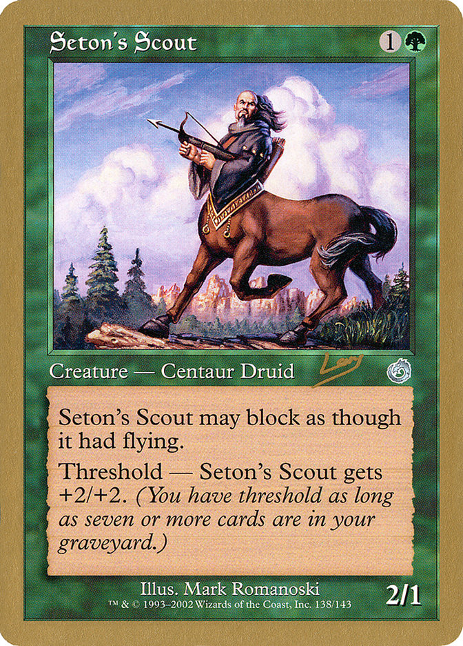 Seton's Scout (Raphael Levy) [World Championship Decks 2002] | Grognard Games