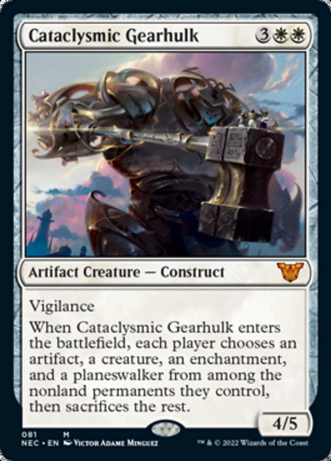 Cataclysmic Gearhulk [Kamigawa: Neon Dynasty Commander] | Grognard Games