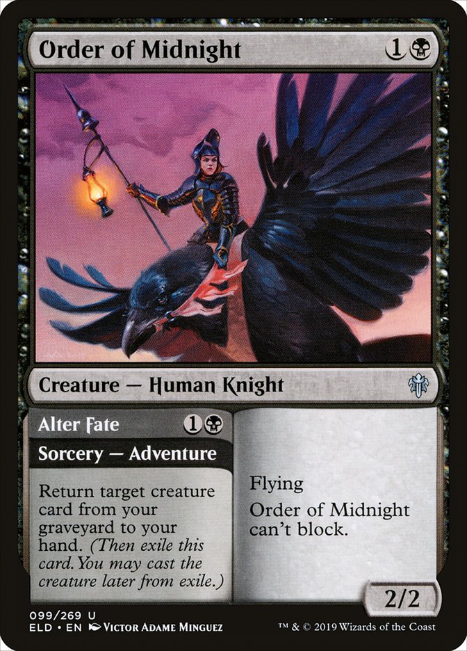 Order of Midnight // Alter Fate [Throne of Eldraine] | Grognard Games