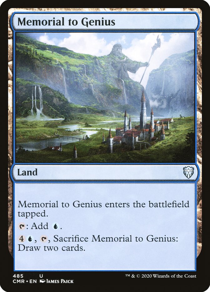 Memorial to Genius [Commander Legends] | Grognard Games