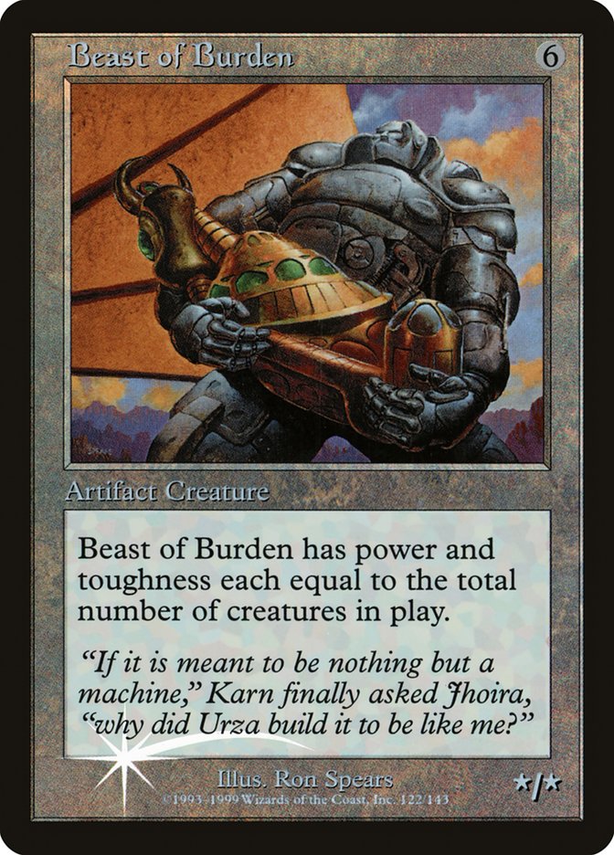 Beast of Burden (Misprinted) [Urza's Legacy Promos] | Grognard Games