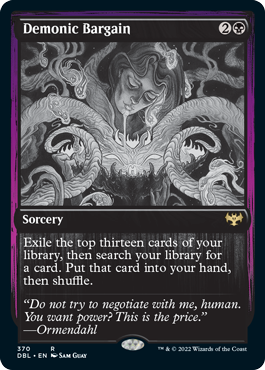 Demonic Bargain [Innistrad: Double Feature] | Grognard Games