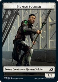 Human Soldier (004) // Zombie Double-sided Token [Commander 2020 Tokens] | Grognard Games