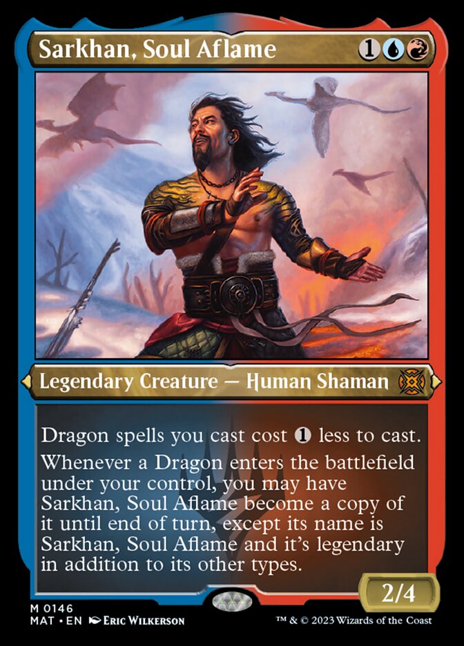 Sarkhan, Soul Aflame (Foil Etched) [March of the Machine: The Aftermath] | Grognard Games