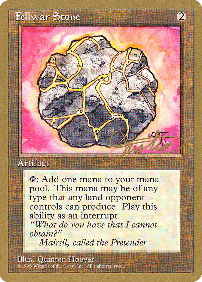 Fellwar Stone (Mark Justice) [Pro Tour Collector Set] | Grognard Games