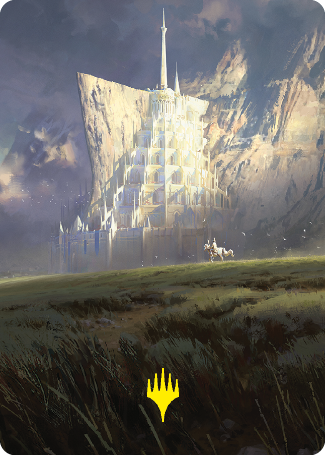 Minas Tirith Art Card (Gold-Stamped Signature) [The Lord of the Rings: Tales of Middle-earth Art Series] | Grognard Games