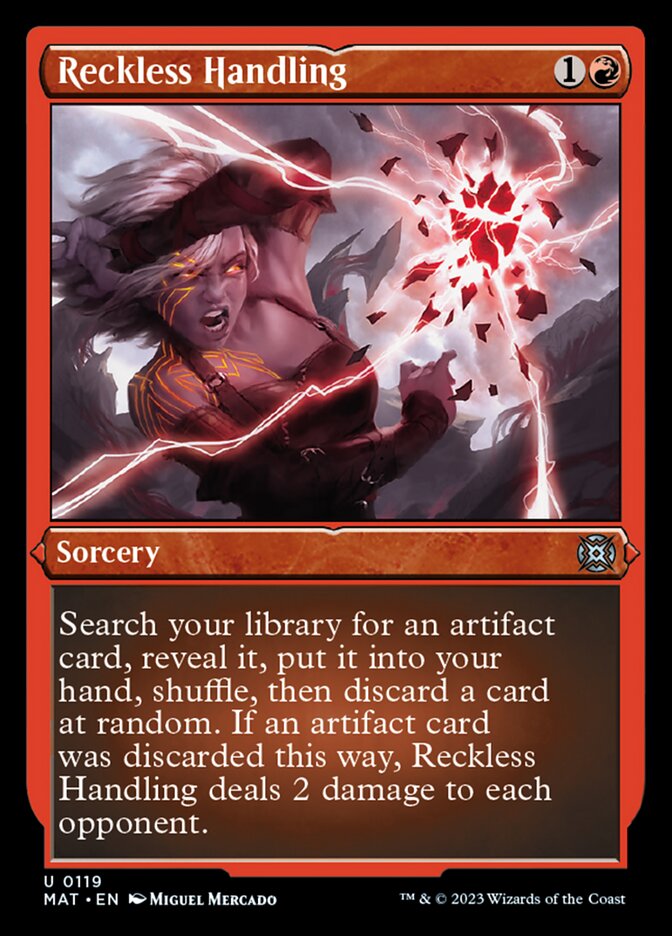 Reckless Handling (Foil Etched) [March of the Machine: The Aftermath] | Grognard Games