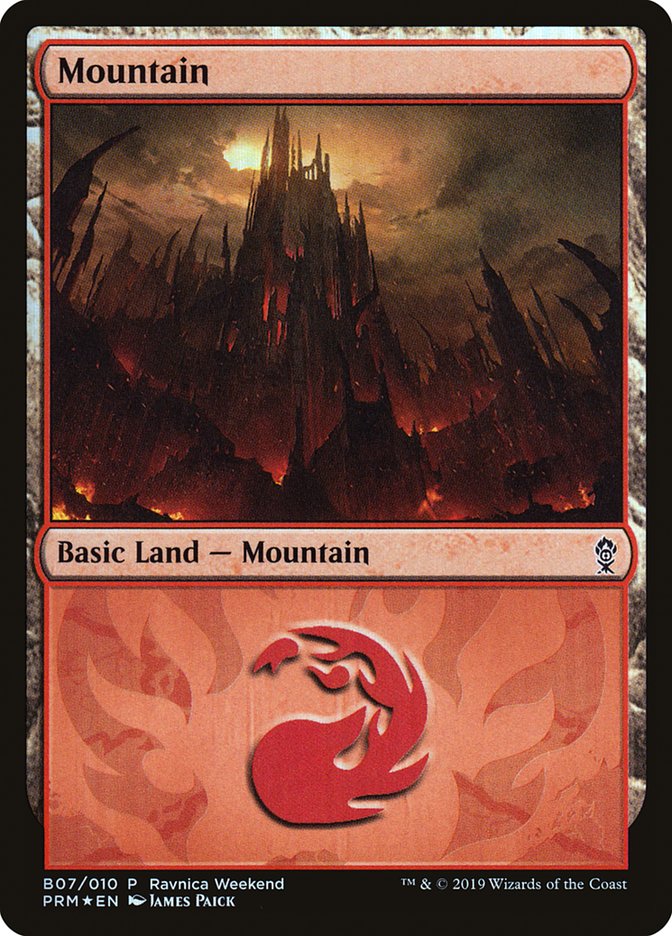 Mountain (B07) [Ravnica Allegiance Guild Kit] | Grognard Games