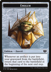 Daretti, Scrap Savant Emblem // Tuktuk the Returned Double-sided Token [Commander 2014 Tokens] | Grognard Games