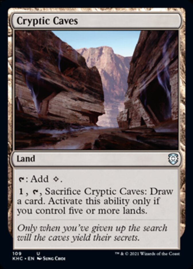 Cryptic Caves [Kaldheim Commander] | Grognard Games