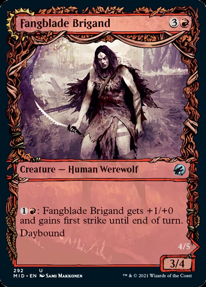 Fangblade Brigand // Fangblade Eviscerator (Showcase Equinox) [Innistrad: Midnight Hunt] | Grognard Games