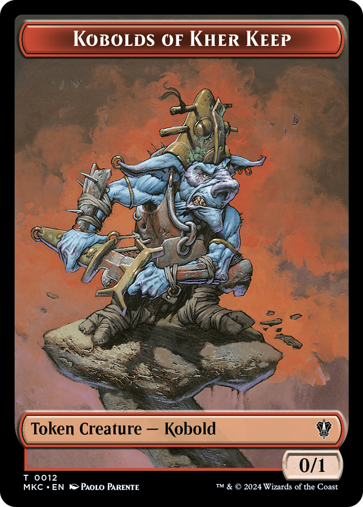 Soldier // Kobolds of Kher Keep Double-Sided Token [Murders at Karlov Manor Commander Tokens] | Grognard Games