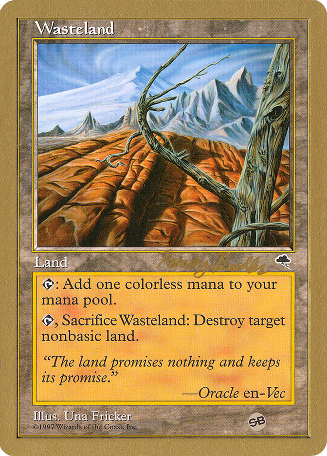 Wasteland (Randy Buehler) (SB) [World Championship Decks 1998] | Grognard Games