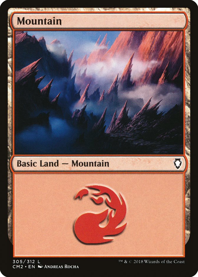 Mountain (305) [Commander Anthology Volume II] | Grognard Games