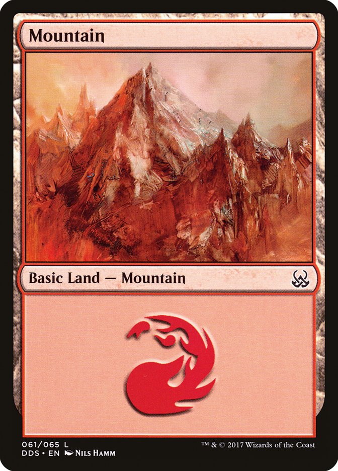 Mountain (61) [Duel Decks: Mind vs. Might] | Grognard Games