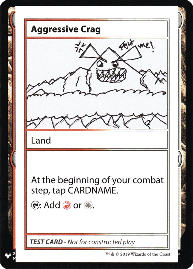Aggressive Crag [Mystery Booster Playtest Cards] | Grognard Games