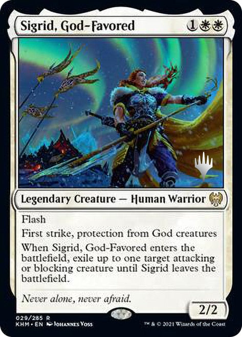 Sigrid, God-Favored [Kaldheim Promos] | Grognard Games