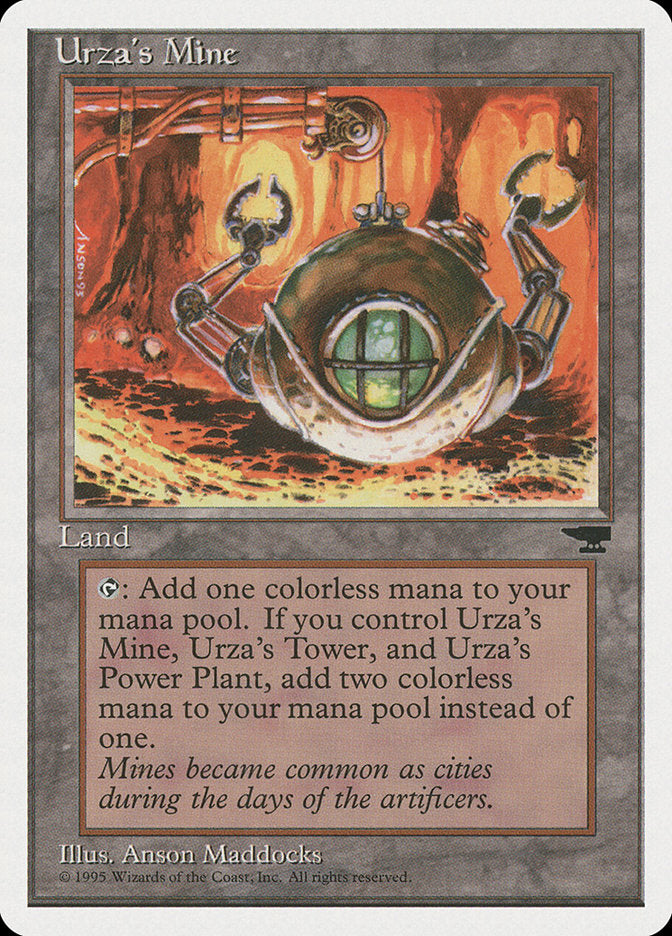 Urza's Mine (Orange Background) [Chronicles] | Grognard Games
