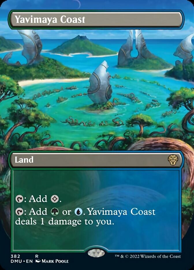 Yavimaya Coast (Borderless Alternate Art) [Dominaria United] | Grognard Games