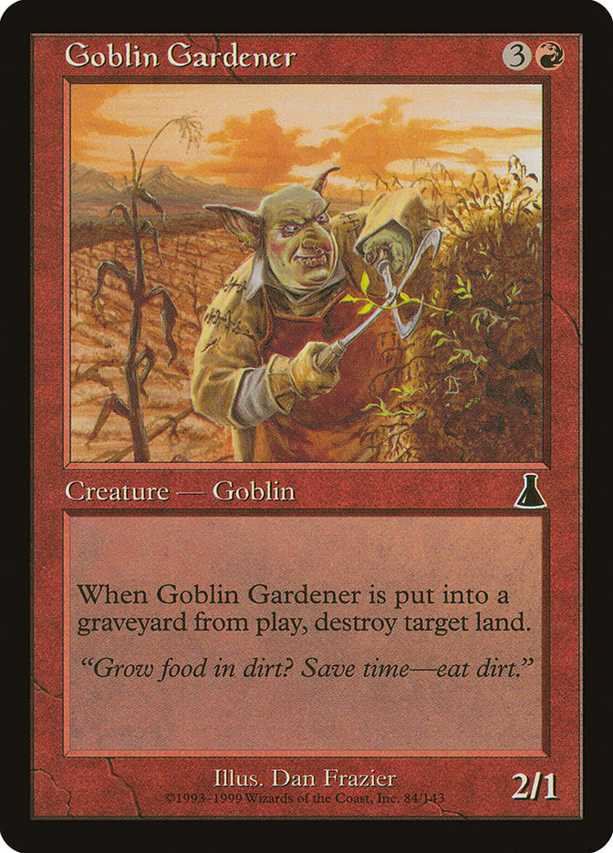 Goblin Gardener [Urza's Destiny] | Grognard Games